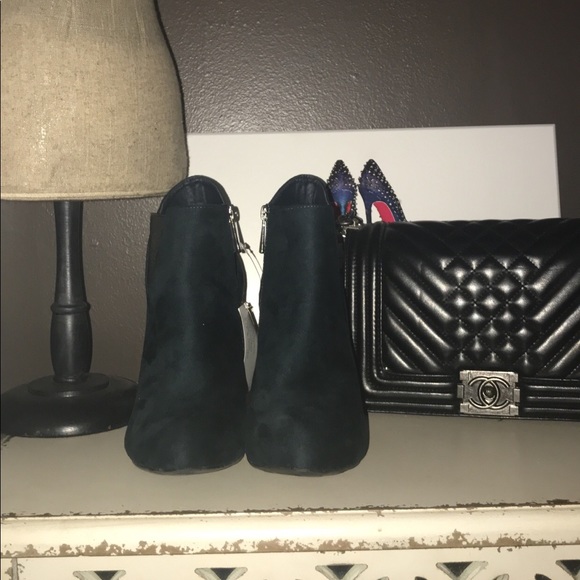 NWT Andres Machado Petrol Suede Boots Sz 10 - Picture 3 of 8